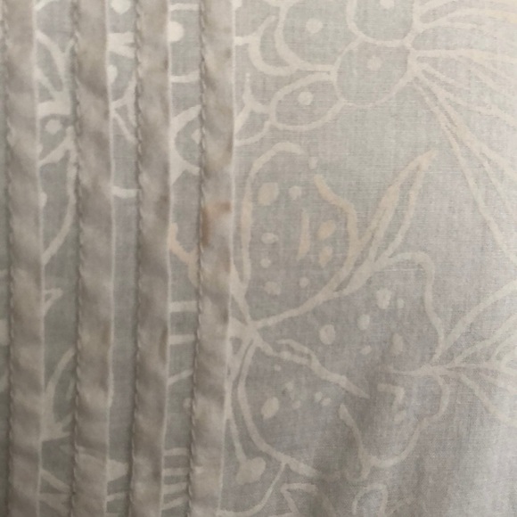 Lilly Pulitzer Sarasota White Beaded Pleated Patterned Tunic Top XS Blouse - Picture 11 of 16